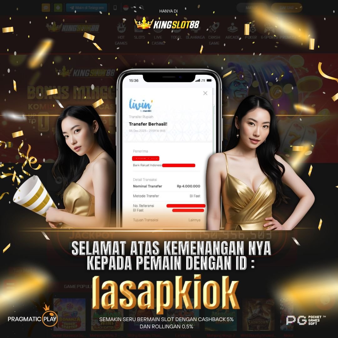 SELAMAT ATAS KEMENANGANNYA UNTUK ID :lasapkiok