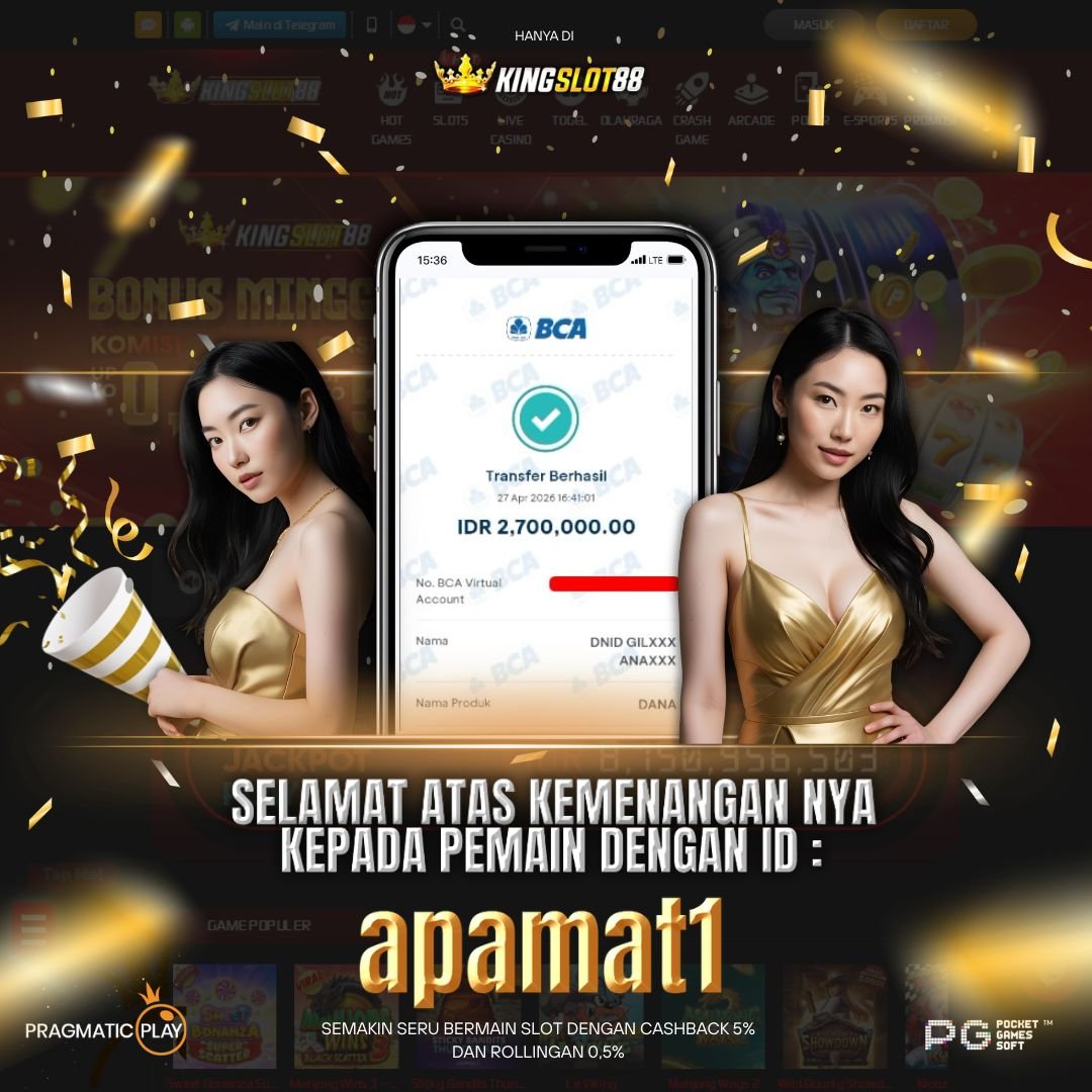 SELAMAT ATAS KEMENANGANNYA UNTUK ID :NJAY1997