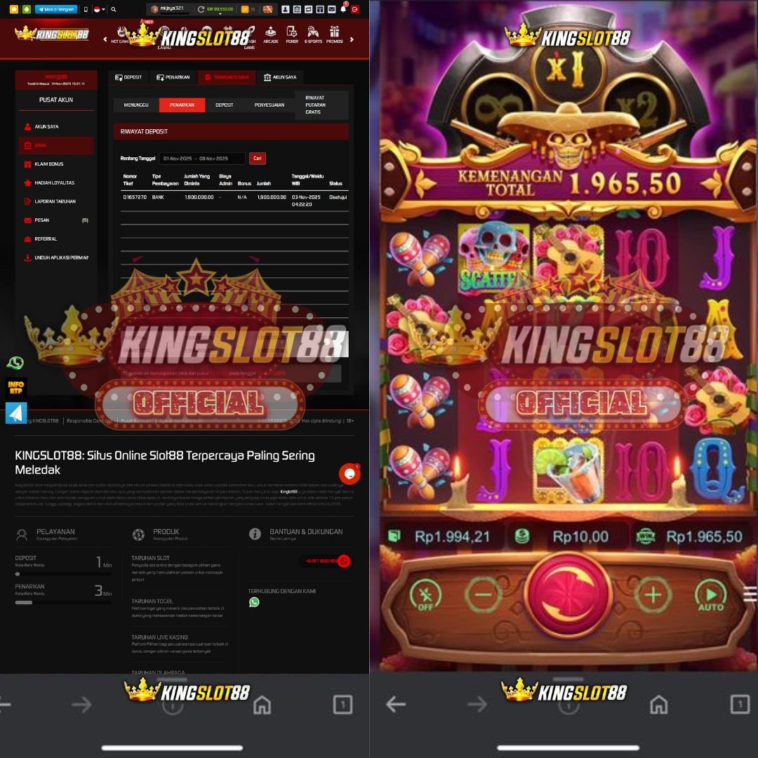 SELAMAT ATAS KEMENAGAN NYA UNTUK ID : MUSANGKING2